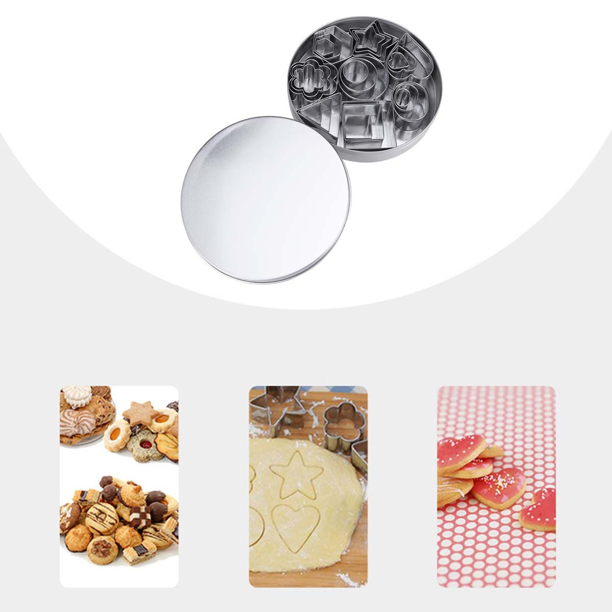 Zestaw 24 wykrawaczy do ciaste – Baking Kitchen Set recenzja i cena
